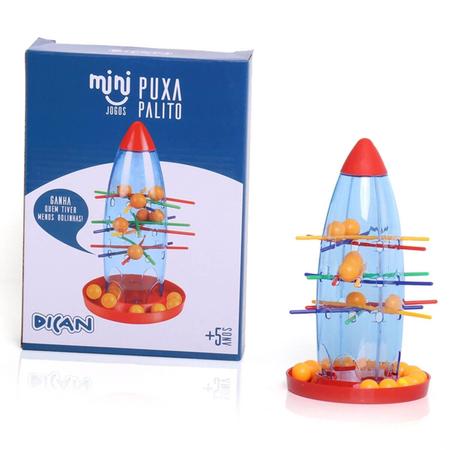 Jogo Infantil Puxa Palito Mini Jogos Dican Brinquedos Divertidos Colorido