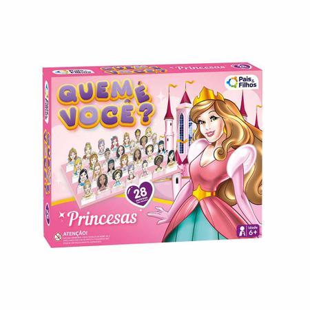 Jogo Cara A Cara Princesas Quem E Voce Meninas Adivinha Barbie Infantil  Interativo Amigos Familia - Pais e Filhos - Outros Jogos - Magazine Luiza