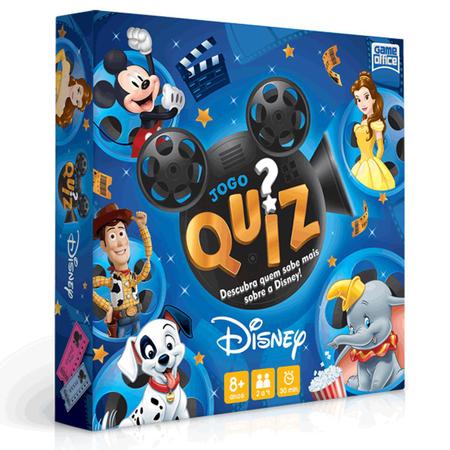 Jogo Infantil Quiz Disney Game Office Toyster Brinquedos - Outros