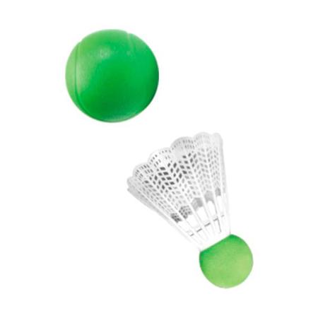 Jogo de Peteca Badminton Kit com 2 Raquetes 2 Bola infantil - DaiCommerce