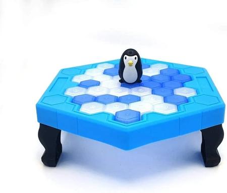 Penguin Ice Ludo Jogo de tabuleiro para crianças, brinquedos de