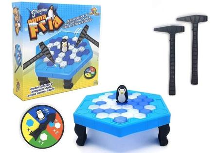 Jogo Infantil Tabuleiro Pinguim Picareta Quebra Gelo Oferta