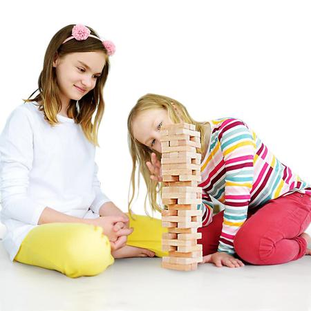 Jogo Infantil De Equilibrio Em Madeira Torre 45 Peças Mini - Makeda -  Outros Jogos - Magazine Luiza