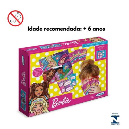 Jogo Infantil Verdade ou Desafio da Barbie 23132 - Xalingo