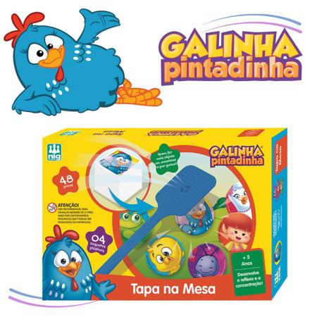 Jogo Infantil Tapa Na Mesa Galinha Pintadinha Nig Brinquedos