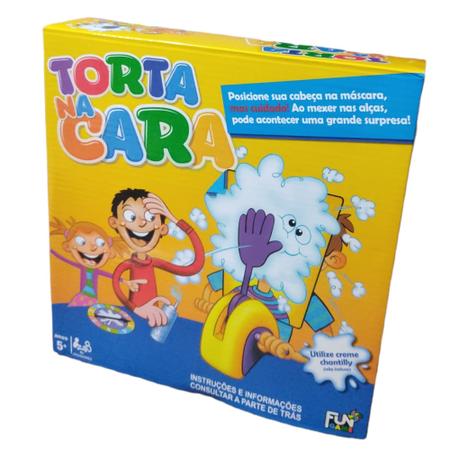 Jogo Da Torta Divertido Torta Na Cara Crianças E Adultos - Polibrinq - Jogos  de Cartas - Magazine Luiza