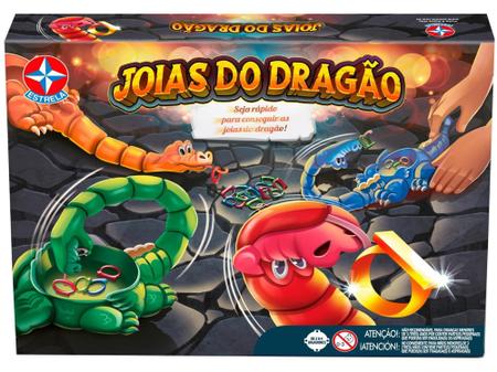 Jogo Joias do Dragão Estrela - Brincadeiras de Faz de Conta - Magazine Luiza