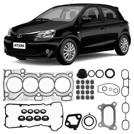 Imagem de Jogo Junta Motor Etios 1.5 16V 2012 a 2016 Com Cabeçote