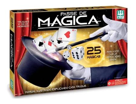 Jogo Kit 12 Magicas Criança Truques Cartas Nig Brinquedos - Jogos de Mágica  - Magazine Luiza