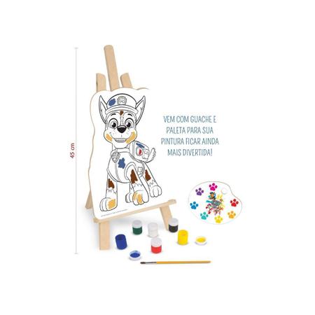 Jogo Infantil Brinquedo Kit Pintura Patrulha Canina - Nig - Babu Brinquedos