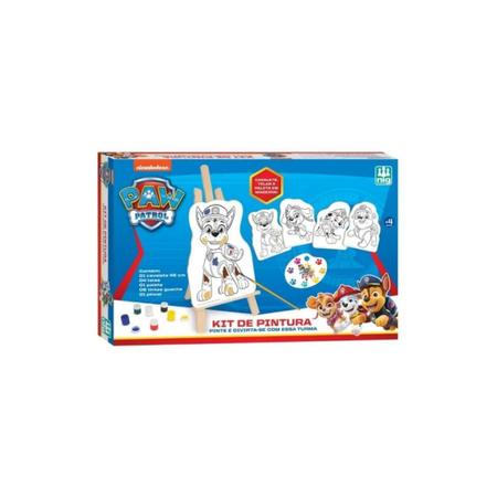 Kit De Pintura Patrulha Canina Educativo Infantil Jogo Educativo Colorir  Tinta Guache Menino Menina - Nig Brinquedos - Jogos Educativos - Magazine  Luiza