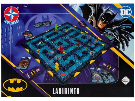 Jogo de Tabuleiro - Labirinto - DC - Batman - 2 a 4 Jogadores - Estrela