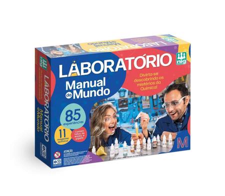 Imagem de Jogo Laboratório Manual Do Mundo Com 85 Experiências 10A+