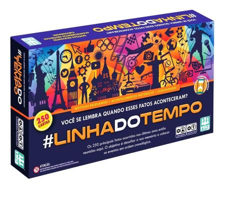 Jogo Linha Do Tempo Acertar Datas Tabuleiro Crianças 9 Anos - NIG  BRINQUEDOS - Jogos - Magazine Luiza