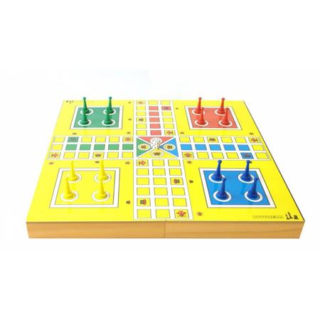 Jogo Ludo Clássico Madeira mdf 7579 - Brincadeira De Criança no Shoptime