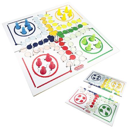 Jogo de Ludo Brinquedo Educativo - Carimbras