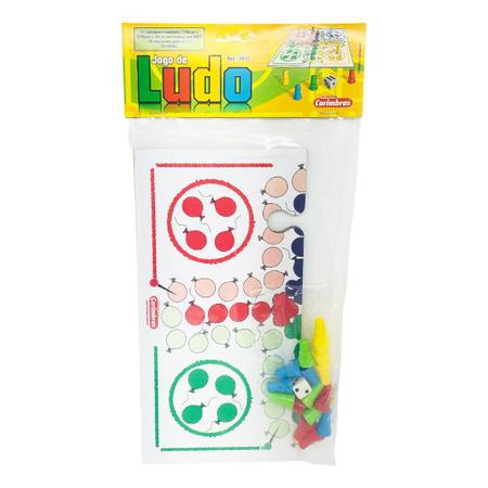 Jogo Ludo Educativo de Tabuleiro de Madeira Infantil 2435 em