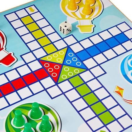 Jogo Ludo Xalingo Em Madeira