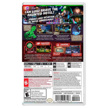 Jogo Nintendo Switch Luigi's Mansion 3 Midia Fisica