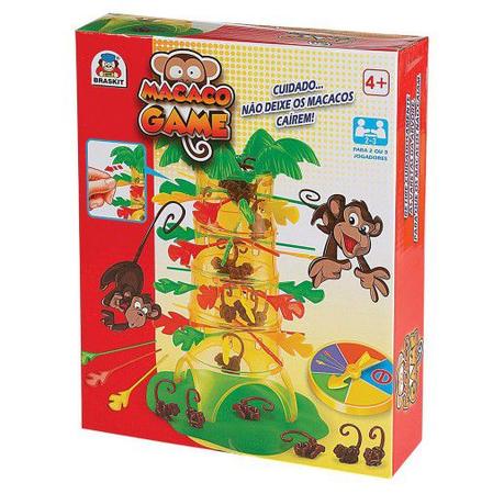 Jogo Cada Macaco No Seu Galho Brinquedo Infantil Pequeno - Art Brink -  Outros Jogos - Magazine Luiza