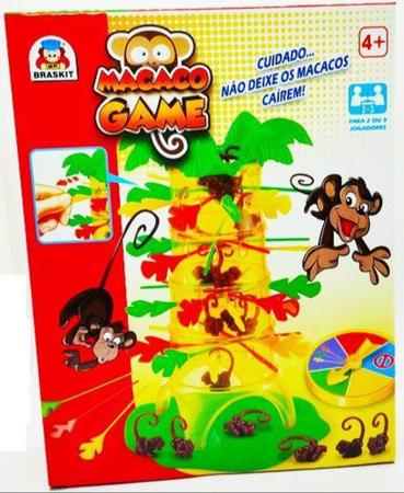 Jogo macaco game não deixe o macaco cair 1001 braskit - Outros Jogos -  Magazine Luiza