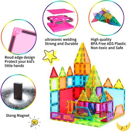 Imagem de Jogo Magnético 3D para Crianças - Divertido e Interativo