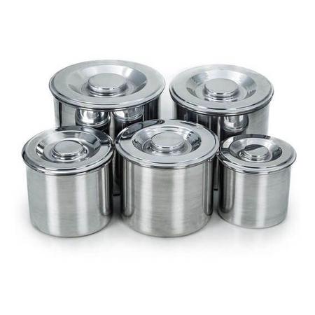 Imagem de Jogo mantimentos lata de aluminio 5 peças Liso 14/22