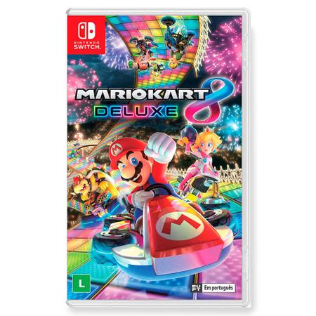 Jogo Mario Kart 8 Deluxe Nintendo Switch Midia Fisica