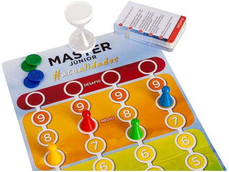 Grow Jogo De Tabuleiro Perguntas E Respostas Master Junior Original  Brinquedo Infantil - Jogos - Magazine Luiza