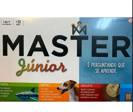 Jogo Master Junior + 10 Anos - Grow - Jogos de Tabuleiro - Magazine Luiza