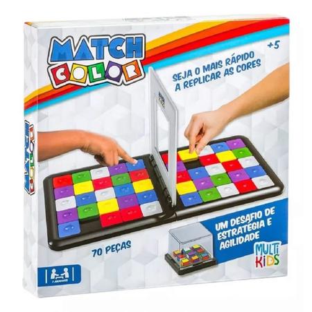 Imagem de Jogo Match Color 70 Peças Encaixe BR1677