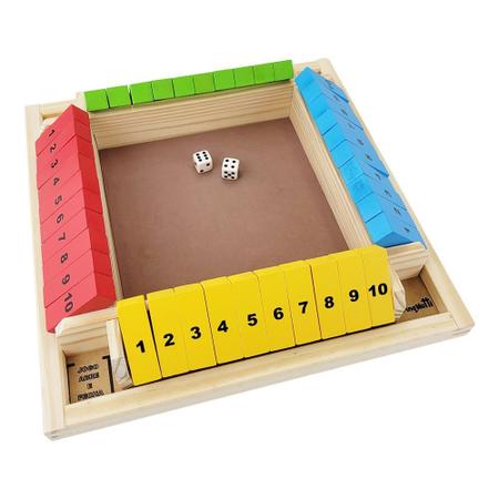 Contagem popular jogo de matemática de madeira cor de jogo