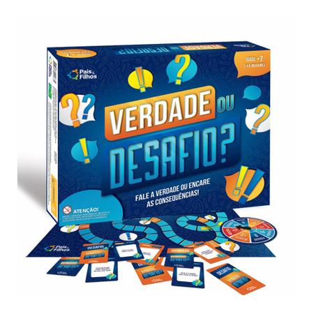 Jogo Mega Dicas + Perguntas e Respostas Verdade ou Desafio - Pais e Filhos  - Outros Jogos - Magazine Luiza