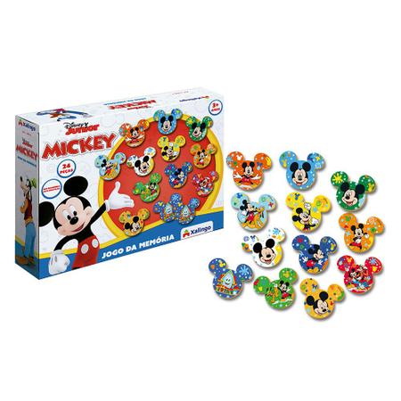 Jogo Memória Mickey Disney 24 Peças Em Madeira Divertido - Xalingo - Jogos  de Memória e Conhecimento - Magazine Luiza