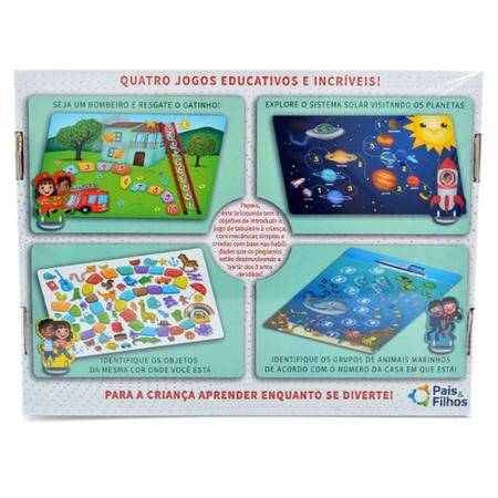 Jogo 4 Em Linha Educativo Tabuleiro Matemática Junte 4 Cores - Paki Toys -  Jogos de Tabuleiro - Magazine Luiza