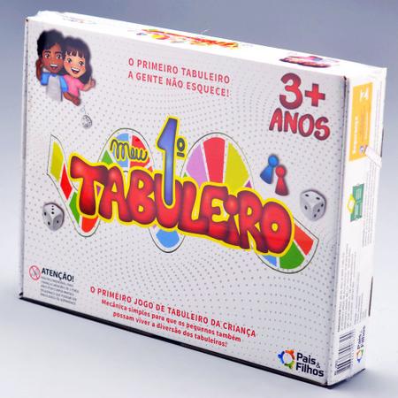 Meu Primeiro Tabuleiro - Pais e Filhos- 4 Jogos Educativos