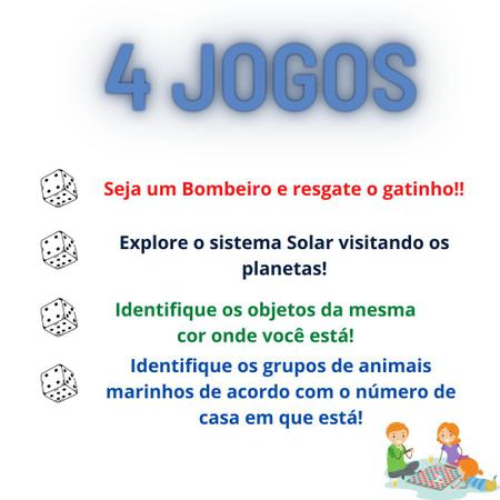 Jogo online para crianças de 3, 4 e 5 anos: Jogo das flores