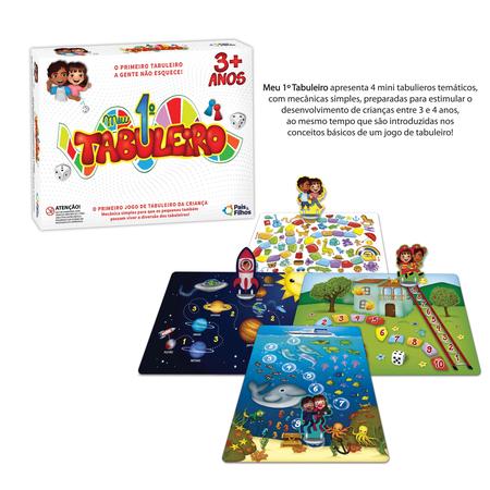 Jogo Meu Primeiro Tabuleiro 4 Jogo Educativo Criança 3 anos - Pais&Filhos -  Jogos de Tabuleiro - Magazine Luiza