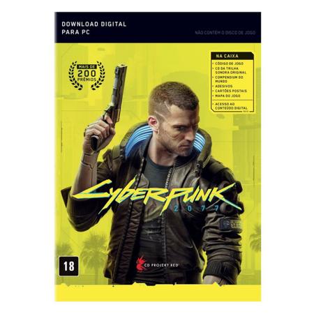 Jogo Midia Fisica Cyberpunk 2077 Original para Computador PC - CD Projekt  Red - Jogos de RPG - Magazine Luiza