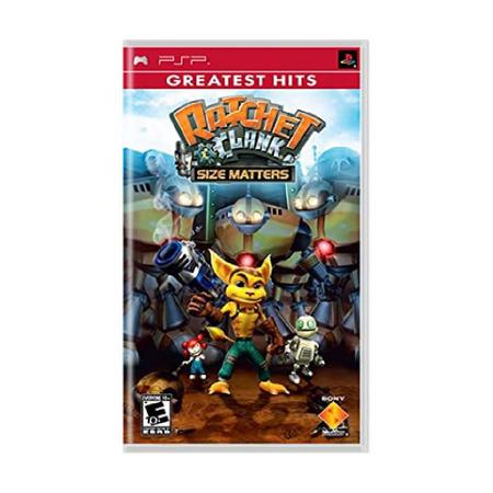 Jogo Mídia Física Rachet Clank Size Matters Original Psp - Sony