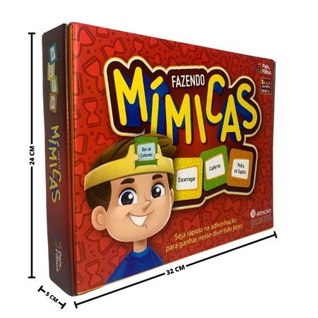 Brinquedo Educativo Jogo Adivinhação Parede Mimicar Infantil - Imagine  Brinquedos