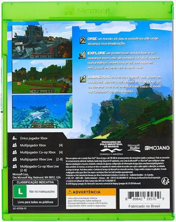 Minecraft Xbox 360 Midia Fisica Original