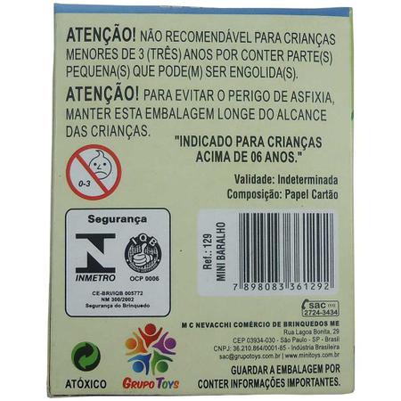 Jogo Baralho 54 Cartas Papel NS250091 - Papelaria Criativa