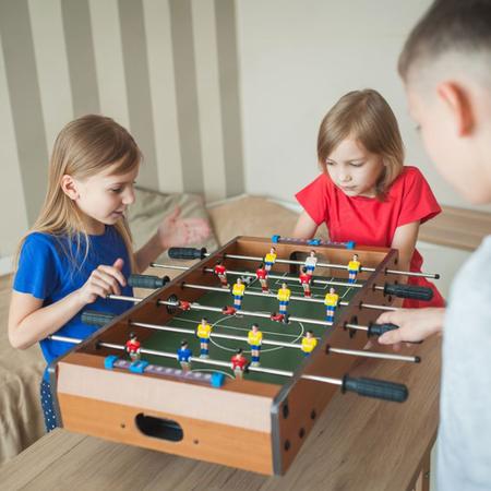 Toddmomy 1 Conjunto De Futebol De Mesa Mini Jogo De Tiroteio De Futebol  Jogo De Futebol De Mesa Esportes Jogo De Futebol De Mesa Para Crianças Mini