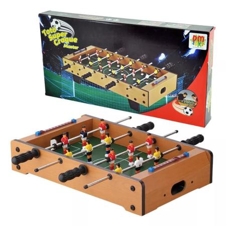 Mesa de pebolim com bolas incluídas Totó Futebol jogos - 99 Toys - Pebolim  - Magazine Luiza