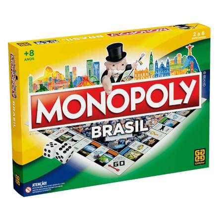 Jogo De Tabuleiro Monopoly Brasil Grow - 04238