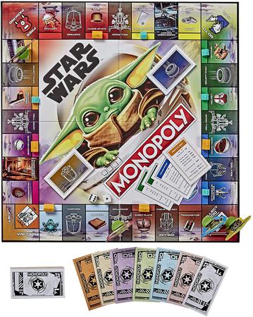 Jogo Hasbro Monopoly Star Wars The Child  Brinquedos, Papelaria, Moda e  Acessórios