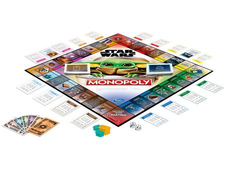 STAR WARS Jogo Monopoly The Mandalorian, Jogo de Tabuleiro - The Child  (Baby Yoda) - F2013 - Hasbro, Multicor