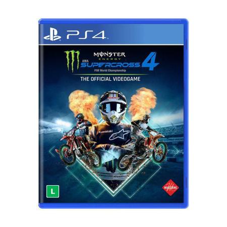 Jogo Monster Energy Supercross PS4 Motocross PS4 - Milestone