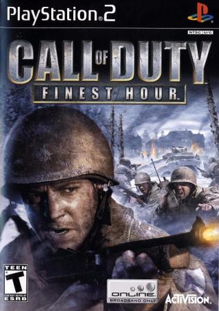 Jogo Novo Mídia Física Call Of Duty Finest Hour Original Ps2 em